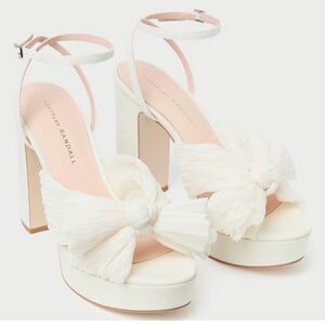 Loeffler Randall Natalia Platform Bridal Wedding Heels Shoes Sandals NIB 11